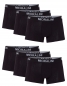 Mobile Preview: 6 Schwarze und elastische Herren-Pants Boxershorts