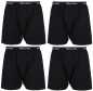 Mobile Preview: 4 Herren Boxershort mit einer extra weiten Beinöffnung ohne Eingriff in schwarz 100% Baumwolle