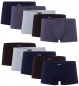 Preview: 10er Pack elastische SPORT Herren Boxershort - Pants -Hipster ohne Eingriff in 4 Klassischen Farben