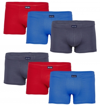 6 farbige elastische Boxershorts-Pants-Hipster für den Herren