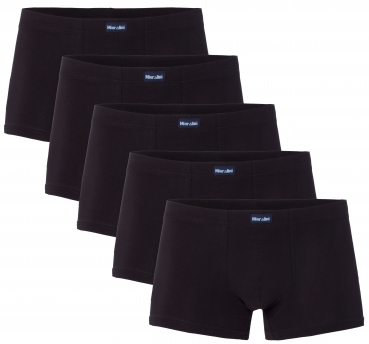 5 schwarze elastische Herren Boxershort - Pants