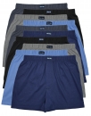 10 lockere Boxershort ohne Eingriff in 5 Farben 100% Baumwolle